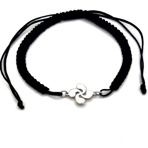 Eryi-Bracelet Macrame Lauru En Argent Sterling