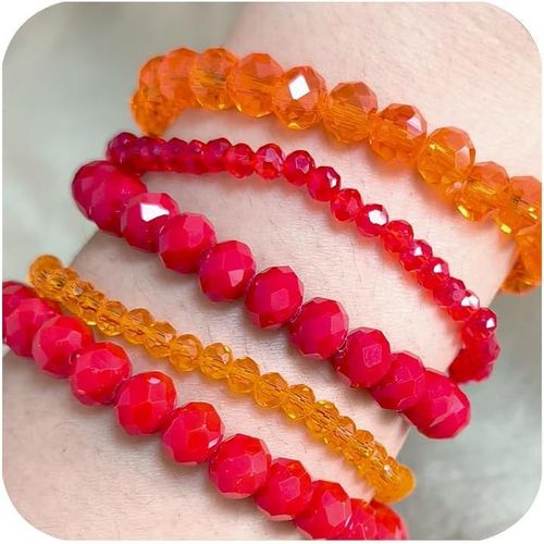 Eryi-Bracelet Bohême Femme 5 Pièces Bracelets De Boho En Perles De Cristal Empilables Bohèmes Bracelet Bracelets Boho Multicouche