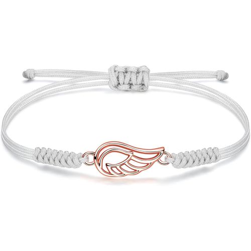 Eryi-Bracelet Corde Pour Femme, Chaîne Tressée À La Main Avec Breloque En Zircone Cubique, Cadeau D'anniversaire Pour Maman Femme Fille