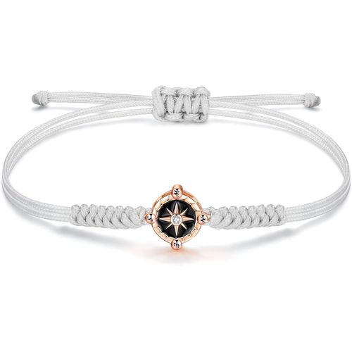 Eryi-Bracelet Corde Pour Femme, Chaîne Tressée À La Main Avec Breloque En Zircone Cubique, Cadeau D'anniversaire Pour Maman Femme Fille