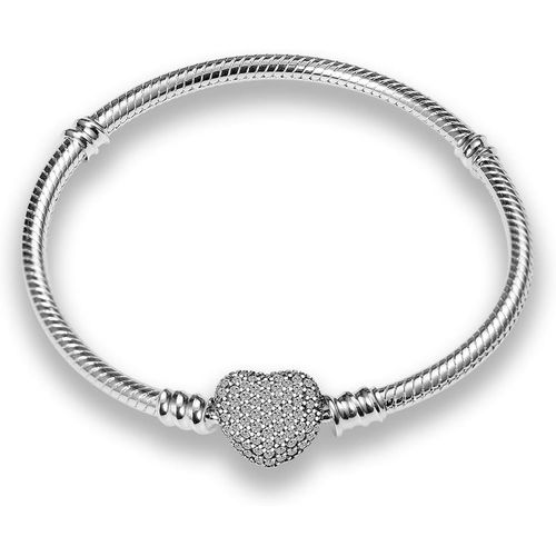 Eryi-925 Argent Chaîne Serpent Bracelet Pour Pandora Convient Pour Charms Européens Bracelet Perles Cadeau Pour Les Femmes