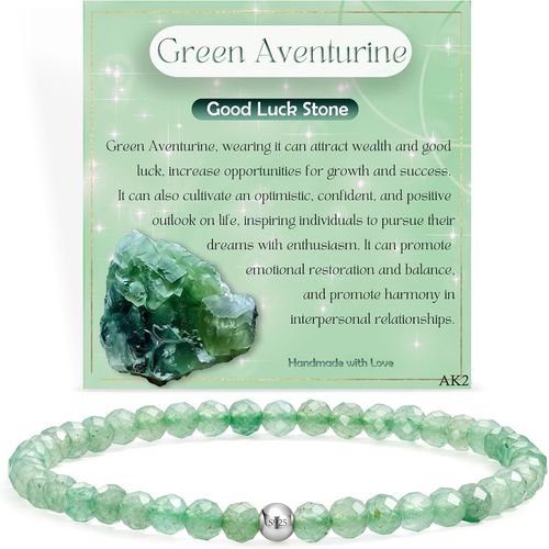 Eryi-Bracelets Pour Femmes, 4mm Pierre Naturelle En Argent 925 Cristal Elastique Bracelets, Bijoux En Cadeaux De Précieuses