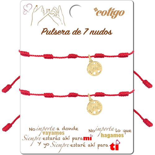 Eryi-, Bracelet Rouge À 7 N?Uds Avec Amulette En Acier, Chance Et Protection, Bracelet Mauvais ?Il Pour Couple Et Amitié, Bijou Réglable Pour Femme Et Homme