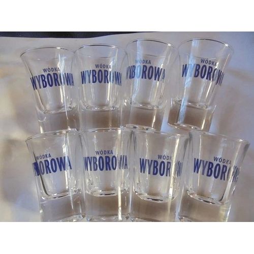 Lot De 8 Verres A Vodka Wyborowa Vodka Neufs Idee Cadeau