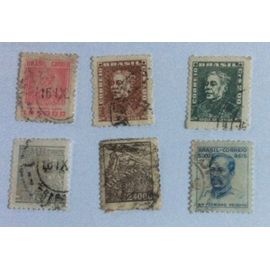 Timbres Oblitérés Du Brésil + Lettre Affranchie (3 Timbres - 2000)