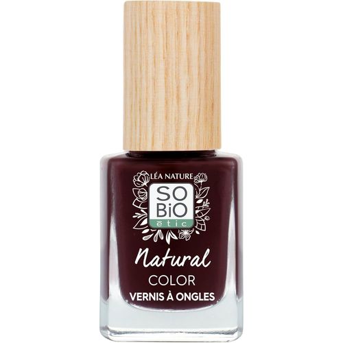 Kal-Léa Nature So Bio Étic| Vernis Ongles Naturel -Natural Color | Rouge Velours | Double Action Soin & Couleur -Fortifie & Protège | Huile De Ricin Bio Fortifiante | Vegan | Made In France |11ml 