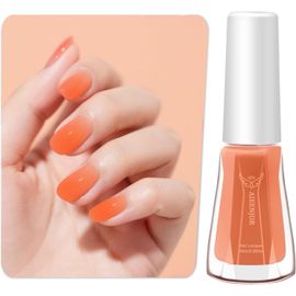 Kal-Vernis À Ongles À Séchage Rapide -Sans Lampe Uv -Nude Pink Naked Optics -Vernis À Ongles Brillant -Finition Ultra Brillante (Petit Rose, 10 Ml) 