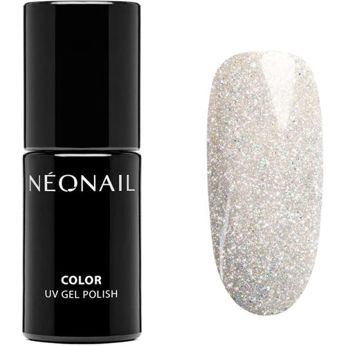 Kal-Neonail Vernis Semi Permanent Pailleté 7,2 Ml Vernis Gel Uv Semi Permanent Argent Festival Dress Vernis À Ongles Gel Polish Gel Uv Couleur Nail Art 
