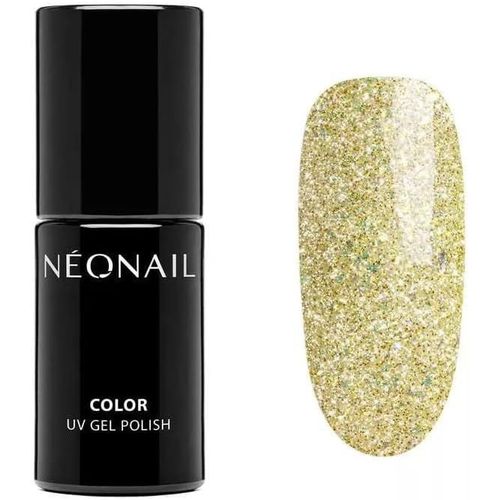 Kal-Neonail Vernis Semi Permanent Pailleté 7,2 Ml Vernis Gel Uv Semi Permanent Jaune Crazy Idea Vernis À Ongles Gel Polish Gel Uv Couleur Nail Art 
