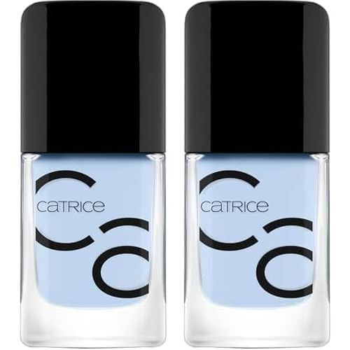Kal-Iconails Vernis À Ongles Gel Lacquer N° 170, Bleu, Durable, Brillant, Sans Acétone, Végétalien, Sans Particules De Microplastiques Et Sans Conservateurs, 10,5 Ml (Lot De 2)