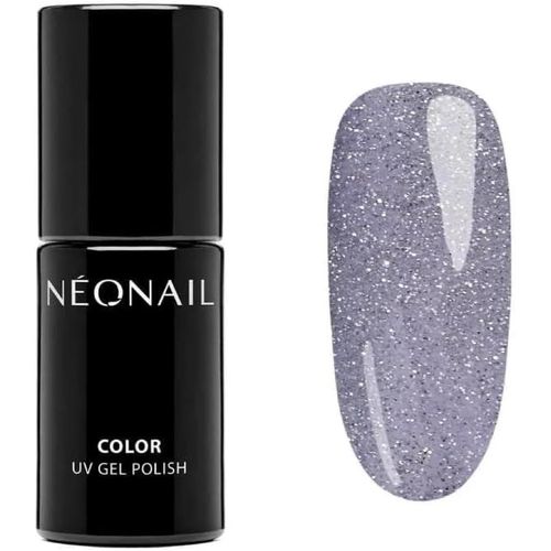 Kal-Neonail Vernis Semi Permanent Pailleté 7,2 Ml Vernis Gel Uv Semi Permanent Gris Crushed Crystals Vernis À Ongles Gel Polish Gel Uv Couleur Nail Art 