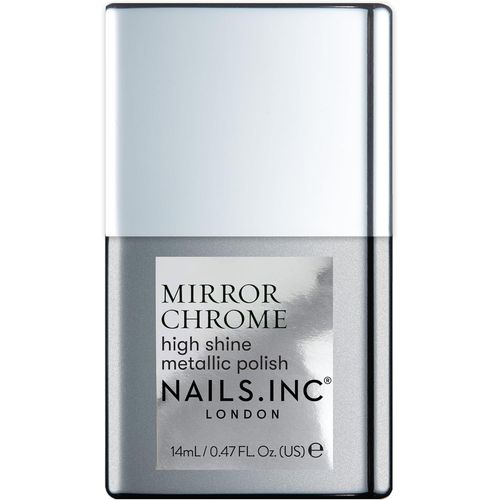 Kal-Silver Served Mirror Chrome Vernis À Ongles -Finition Miroir Haute Brillance Couleur Chrome -Argent -Vegan, Non Testé Sur Les Animaux & Longue Durée -Manucure Parfaite 