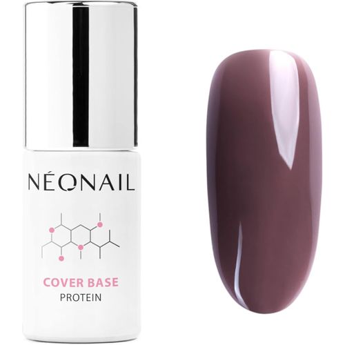 Kal-Neonail Vernis Semi Permanent Base Coat 7,2 Ml Vernis Gel Uv Semi Permanent Cover Base Protein Mauve Nude Base Vernis À Ongles Gel Polish Gel Uv Nail Art 