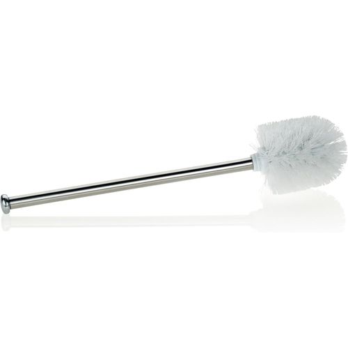 KAL-18964 Balai Brosse Wc, Acier Inoxydable, Brosse Blanche, Diamètre 7,5 Cm, 'Pulcro'