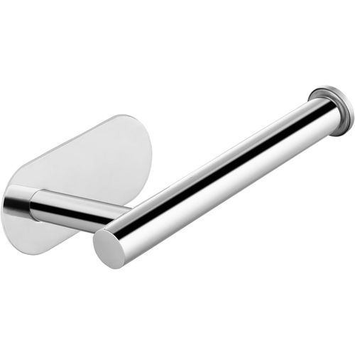 KAL-Porte-Papier Toilette Autocollant, En Acier Inoxydable De Qualité Supérieure, Sans Perçage, Convient Pour Salle De Bain, Cuisine, Buanderie, Chrome