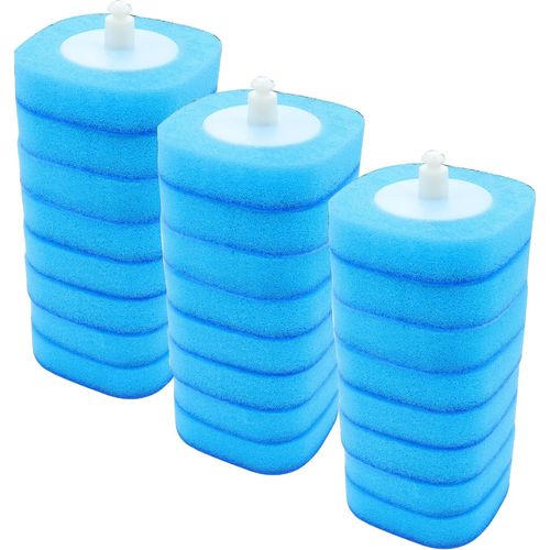 KAL-Lot De 24 Têtes De Rechange Jetables Pour Brosse Wc - Tête De Rechange Jetable Pour Bâton De Toilette (Tête De Rechange))