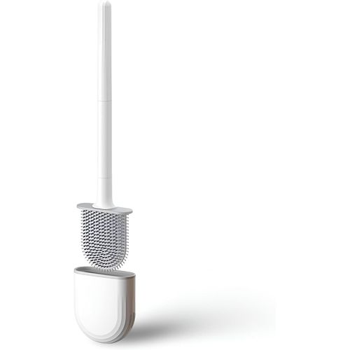 KAL-® Brosse De Toilette Moderne Et Minimaliste Avec Système De Drainage Inférieur, Antibactérien Et Facile À Nettoyer