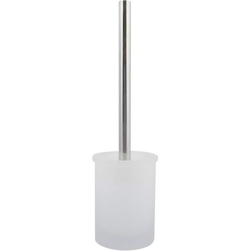 KAL-Brosse Wc Avec Support Verre Yoko Misty Blanc