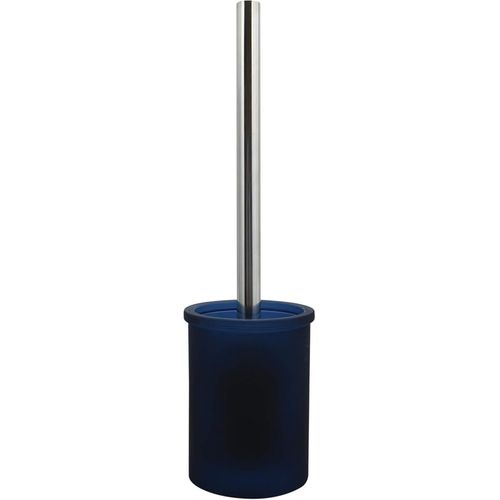 KAL-Brosse Wc Avec Support Verre Yoko Misty Bleu Foncé