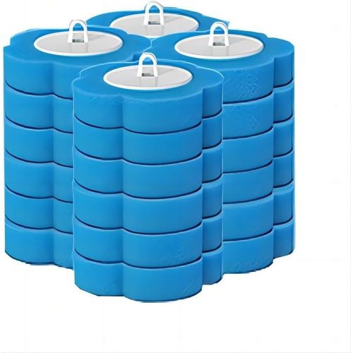 KAL-Tête De Rechange Jetable Pour Brosse Wc Avec Nettoyant Préchargé 24 Points \U2013 Parfum Océan
