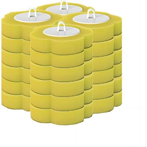 KAL-Tête De Rechange Jetable Pour Brosse Wc Avec Nettoyant Préchargé 24 Points \U2013 Parfum Citron