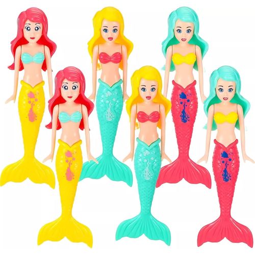KAL-6 Pièces Jouet De Plongée Anneaux De Plongée Pour Piscine, Jouet De Natation Pour Piscine, Pour L'Entraînement À Plongée Et Loisirs Aquatiques