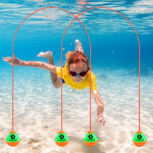 Kal-2pcs Jouets De Plongée, Anneaux De Plongée 2.5m Jeux Piscine Enfant Jouets De Natation Piscine Enfant Jouet Sous Eau Été Pour Piscine Pour Enfants Entrainement De Plongée