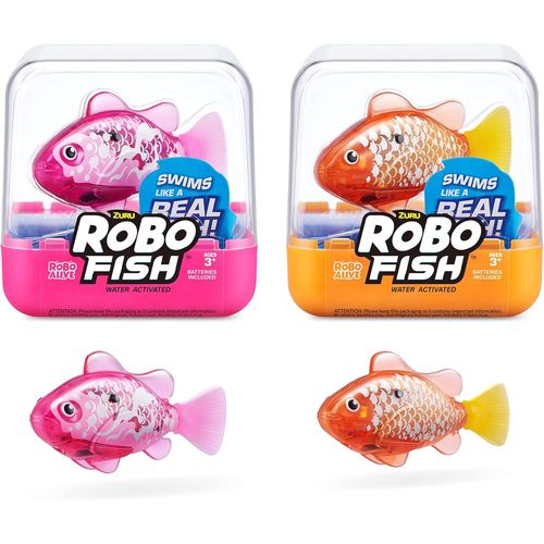 Kal-Robo Fish Series 3 Poisson Nageur Robotique (Rose Et Orange)