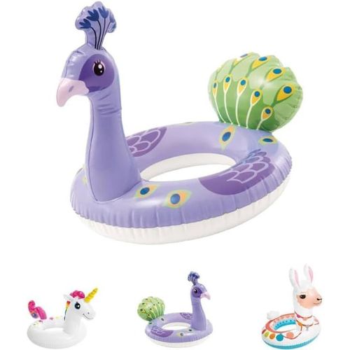 Kal-Bouée De Natation Pour Enfants De 3 À 6 Ans, Paon Gonflable, Jouets Gonflables, Pour Fête De Piscine, Accessoires De Fête De Plage
