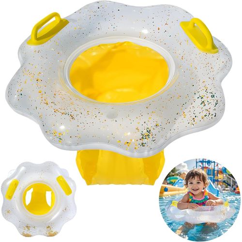 Kal-Anneau De Natation Bébé Pour 6 Mois À 3 Ans, Gonflable Anneaux De Natation Enfants En Forme De Fleur, Bouee Bebe Piscine Jouet Aquatique Pour Formation Des Nourrissons