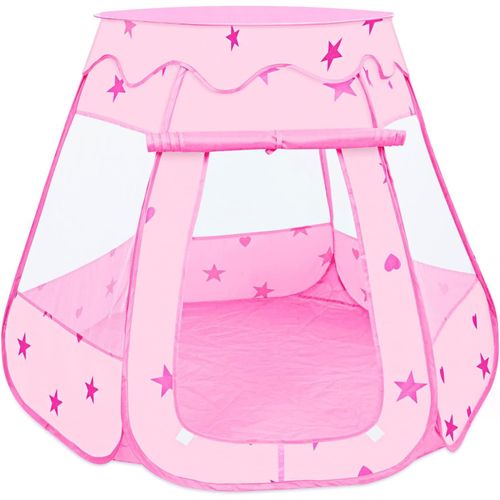 Kal-Tente De Jeu Pour Enfants, 115 X 93cm Piscines À Boules Pliable, Pop Up Cubby House Ball Pit Pool, Toddler Jouets Cadeaux Avec Sac De Rangement (Balles Non Comprises) - Rose