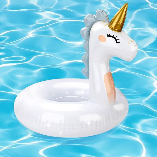 Kal-Bouée De Natation Licorne Pour Enfants De 5 À 9 Ans - Bouée Gonflable Avec Paillettes - Design Licorne - Jouet De Piscine Pour Piscine Et Plage