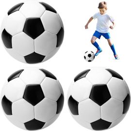 KAL-Ballon De Plage Gonflable, 3Pc Ballons De Football Gonflable, Balles De Foot Gonflable, Inflatable Beach Ball, Piscine A Balle Pour Bébé, Beach Gros Inflatable Volley Pour Vacances Piscine Fêtes