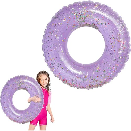 Kal-Bouée Gonflable, Anneau De Natation À Paillettes, Bouée D'été Pour Piscine Et Plage, Fête, Brassard À Paillettes Pour Enfants Et Adolescents À Partir De 2 Ans