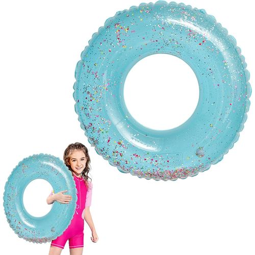 Kal-Bouée Gonflable, Anneau De Natation À Paillettes, Bouée D'été Pour Piscine Et Plage, Fête, Brassard À Paillettes Pour Enfants Et Adolescents À Partir De 2 Ans