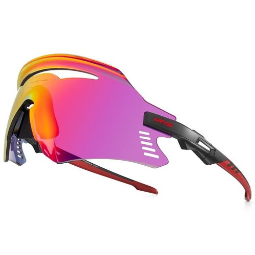 Kapvoe Uv400 Lunettes De Cyclisme Hommes Sports De Plein Air Lunettes De Soleil De Course Lunettes Vtt Femmes Lunettes De Cyclisme Lunettes De Vélo De Route 1 Lentille - Type 1 Lens #G