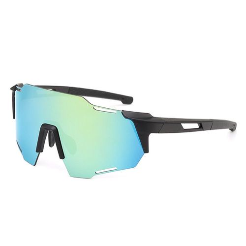 Lunettes De Soleil De Sport Coupe-Vent Pour Hommes Et Femmes,Protection Uv Extérieure,Lunettes De Cyclisme,Moto Tout-Terrain,Lunettes De Vélo,2024 - Type Black-Mirrored Gold