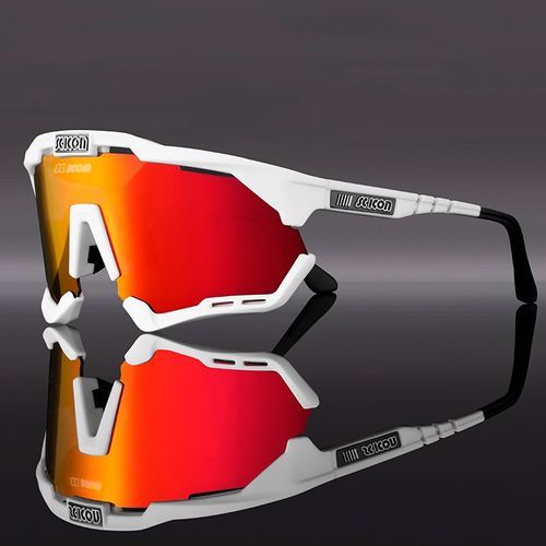 Scicon Lunettes De Cyclisme Polarisées Uv400 Sports De Plein Air Lunettes De Soleil Hommes Vtt Lunettes De Cyclisme Femmes Lunettes De Vélo De Route - Type 1 Lens #G