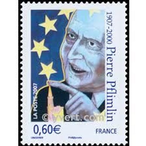 Pierre Pflimlin Homme Politique Année 2007 N° 4078 Yvert Et Tellier Luxe