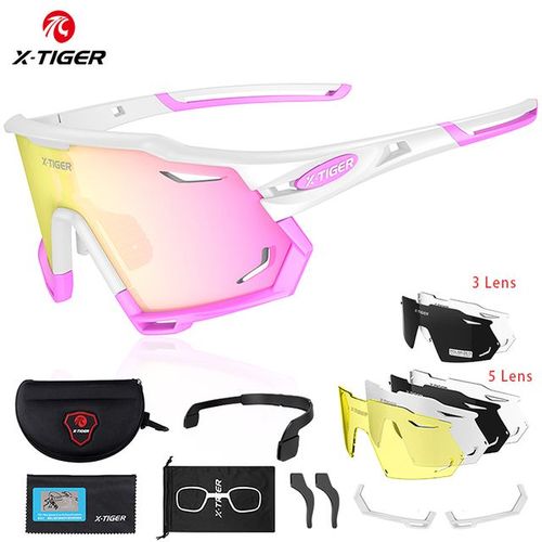 Lunettes De Soleil Polarisées Pour Hommes,Cyclisme,Protection Uv400,Sport,Vélo,Course Vtt,X-Tiger - Type X-Yj-Xts09-3 Lens #B
