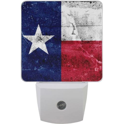 Texas Star Veilleuse Décorative Automatique Du Crépuscule À L'aube Capteur Led Lampe De Sommeil Économie D'énergie