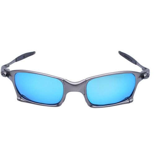 Vtt Homme Lunettes De Soleil Polarisées Lunettes De Cyclisme Uv400 Lunettes De Soleil De Pêche Lunettes De Vélo En Métal Lunettes De Cyclisme Lunettes D'équitation A1-1 - Type Bleu Ciel