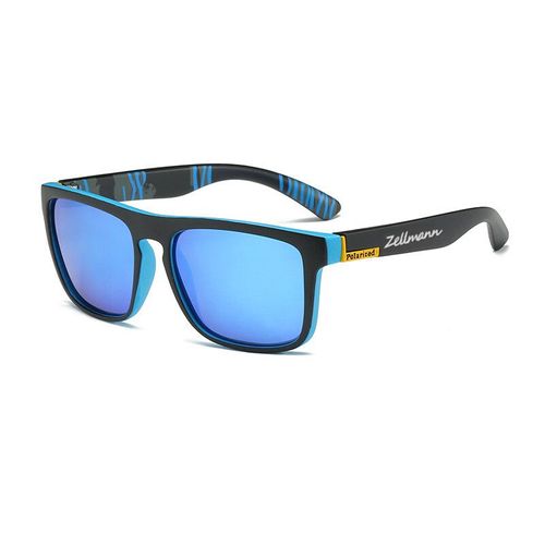Lunettes De Soleil Polarisées Pour Hommes,Nouvelle Mode,Couleur Changeante,Pour Sports De Plein Air,Cyclisme,Route,Vtt,2023 - Type A-Black-Blue-Blue #B
