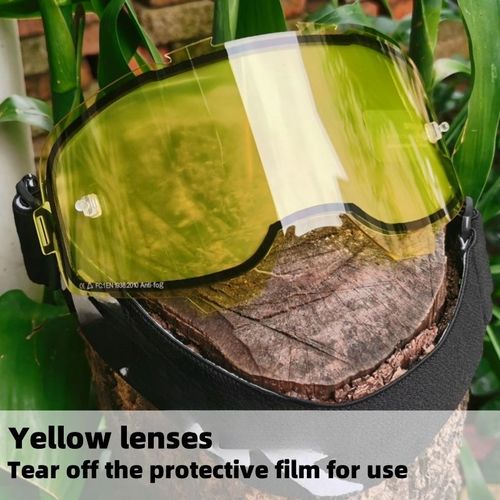 Lunettes De Motocross Lunettes De Soleil Moto Homme Vtt Atv Protection Coupe-Vent Ski Cyclisme Course Lunettes Tout-Terrain Lunettes De Sécurité - Type 65-Jp-2c-Huang
