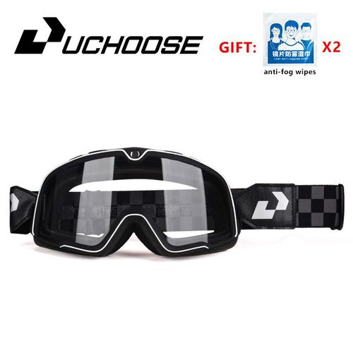 Lunettes De Vélo Rétro Lunettes De Ski Lunettes De Soleil Lunettes Atv Ceinture Antidérapante Antiuv Café Racer Chopper Cyclisme Course #C