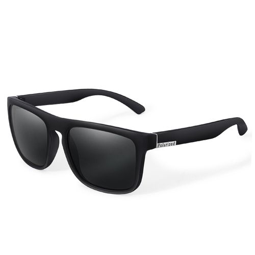 Lunettes De Soleil Polarisées Pour Hommes,Style Rétro,Monture Carrée,Cyclisme,Vision Nocturne,Conduite De Voiture,Dirt Bike,Moto,Uv400 - Type Qc1