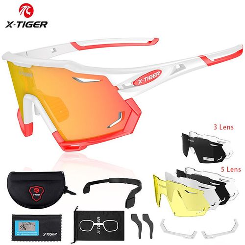 Lunettes De Soleil Polarisées Photochromiques Pour Hommes,Cyclisme,Vtt,Course,X-Tiger - Type X-Yj-Xts07-3 Lens