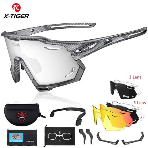 Lunettes De Soleil Polarisées Photochromiques Pour Hommes,Cyclisme,Vtt,Course,X-Tiger - Type X-Yj-Xts11-5 Lens