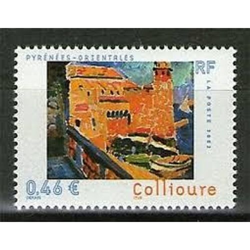 Collioure (Pyrénées Orientales) Année 2002 N° 3497 Yvert Et Tellier Luxe