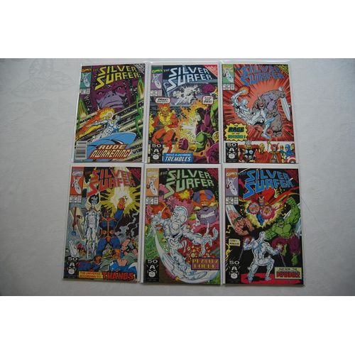 Silver Surfer 51 52 54 55 57 58 Infinity Gauntlet Thanos Jim Starlin